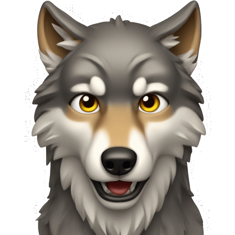 Wolf saute emoji