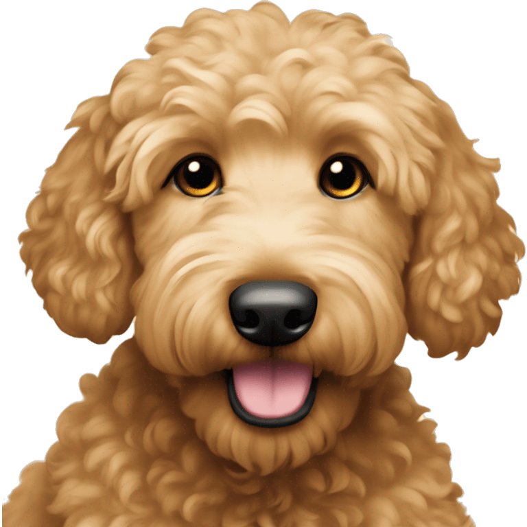 Goldendoodle named Jupiter emoji