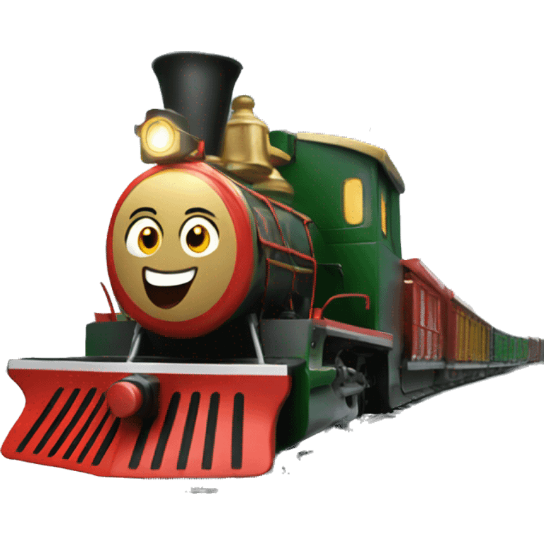 christmas train emoji