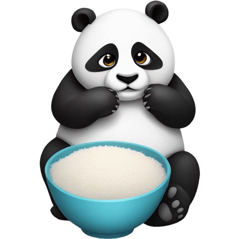 panda with rice emoji