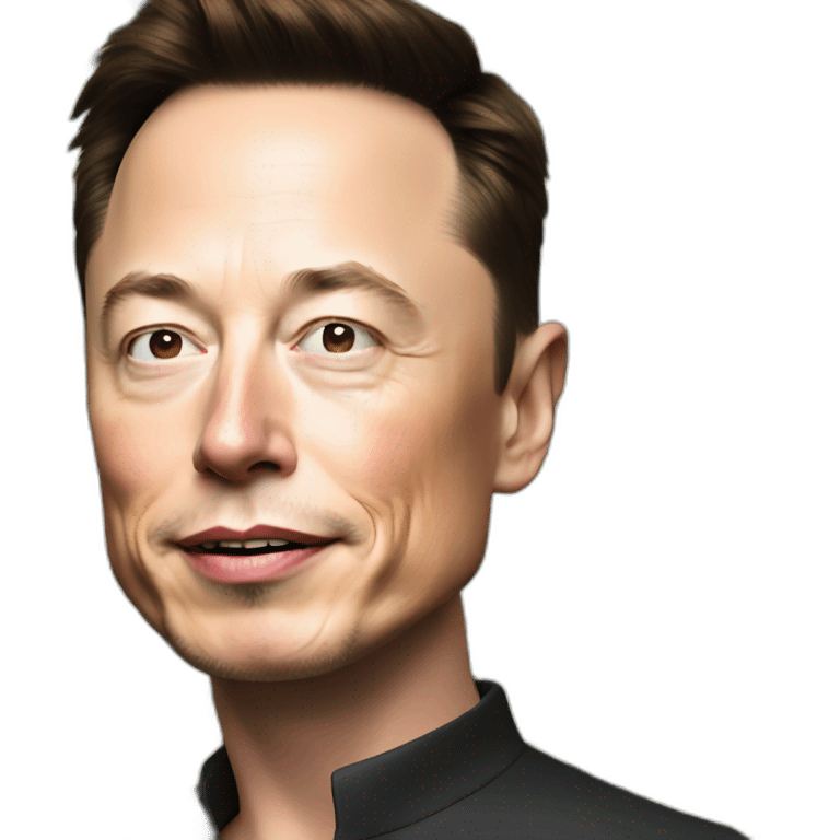 Elon musk with lot of money emoji