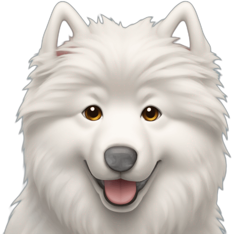 Samoyedo dog emoji