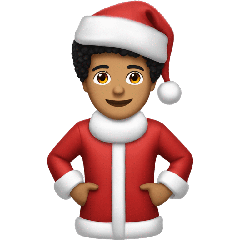 bruno mars as santa emoji