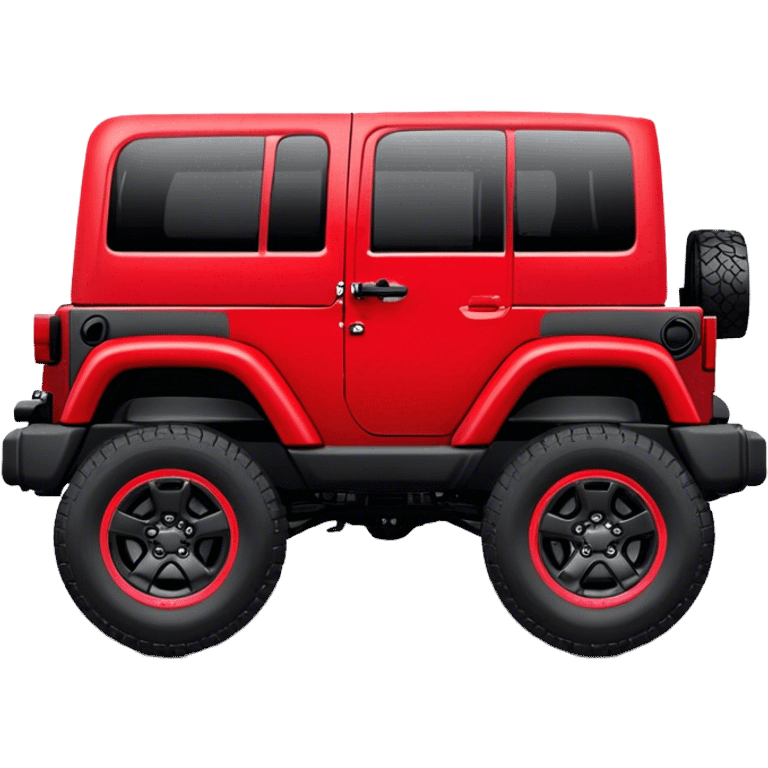 Jeep Wrangler - Jeep (Model Year: 2022) (Iconic colour: Red) emoji