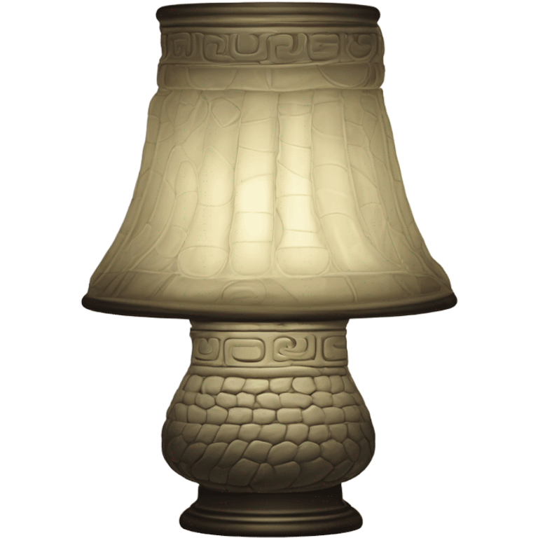 dendera lamp glass snake light emoji