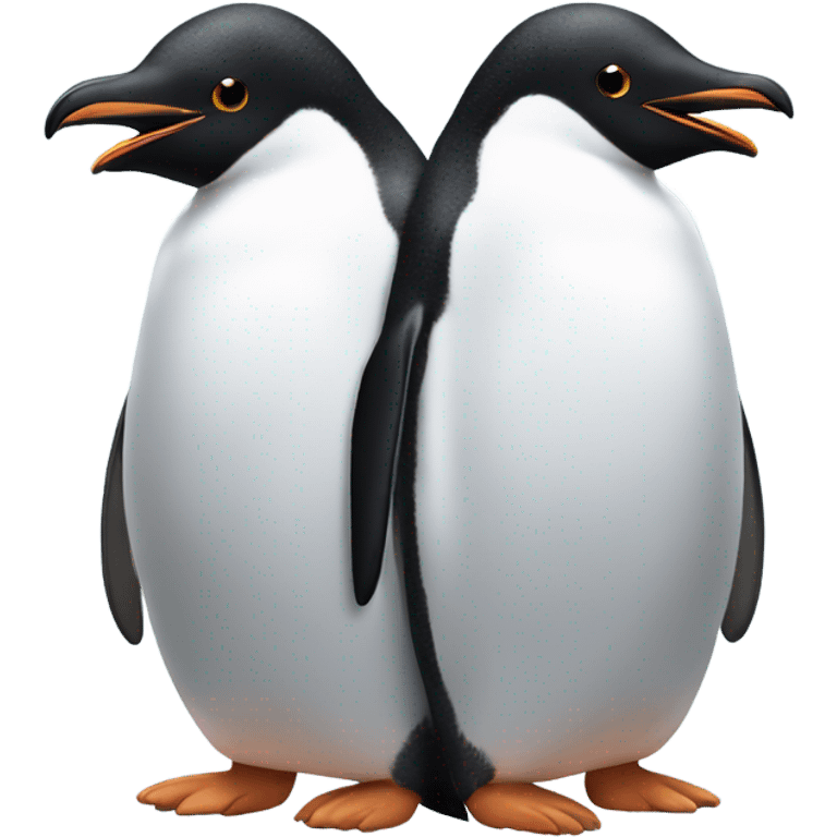 2 Penguin sisters  emoji