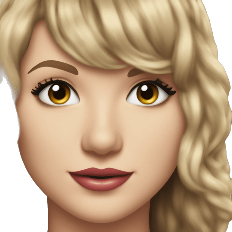 Taylor swift smiling emoji