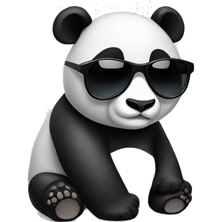 Panda to wear sunglasses emoji