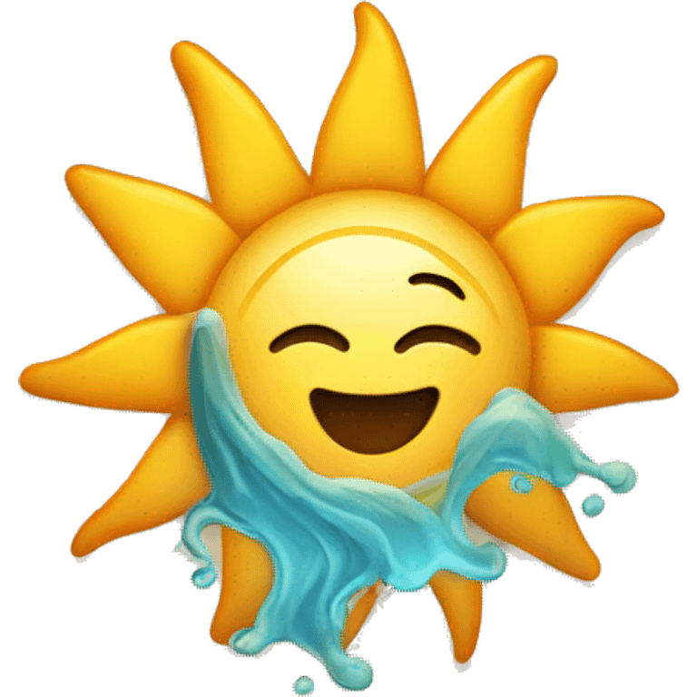 relaxed sun emoji