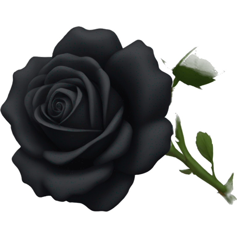 Black rose emoji