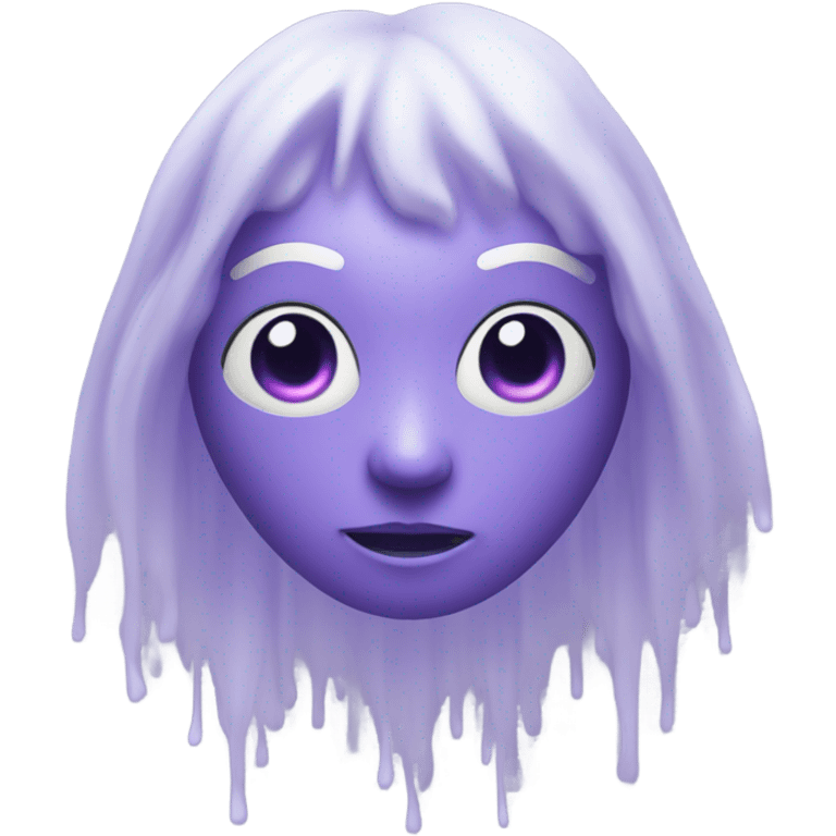 Purple ghost emoji