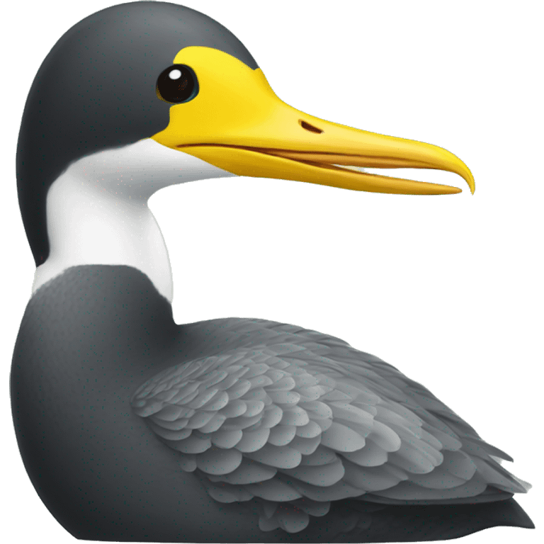 Yellow-billed loon emoji