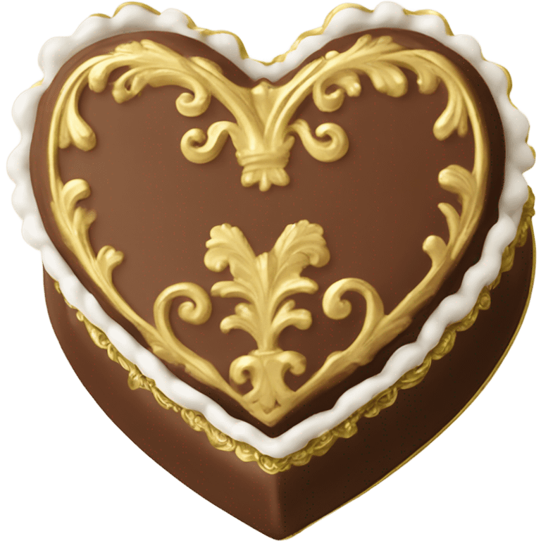 Rococo heart chocolate box emoji