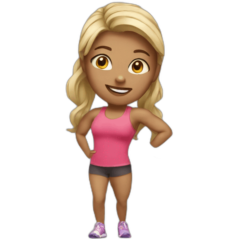 fitness women emoji