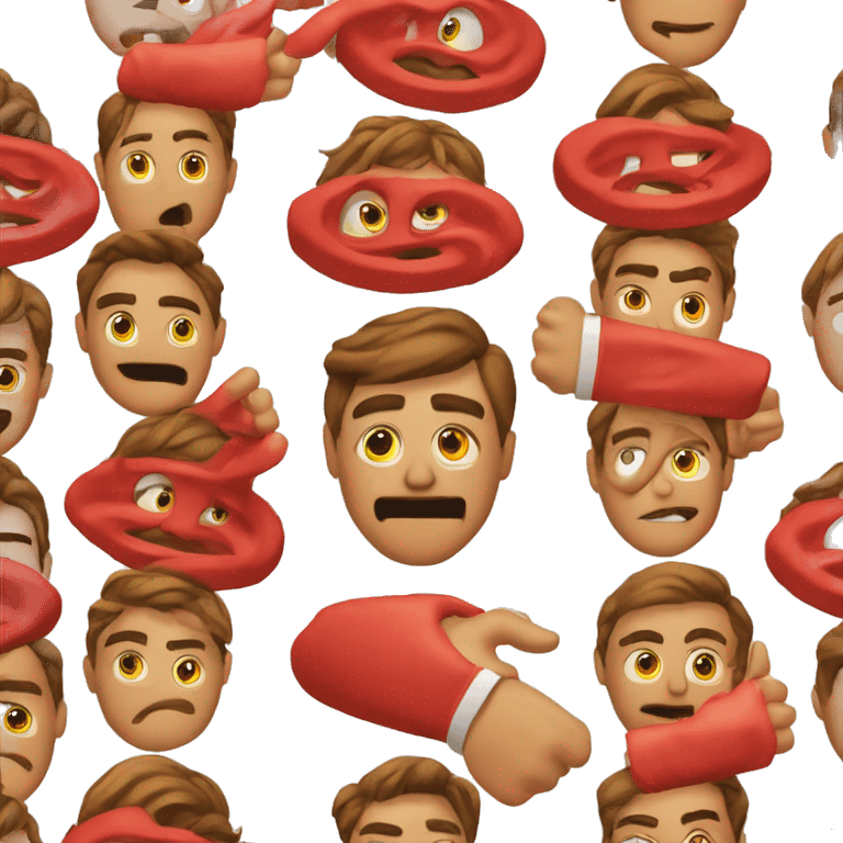 signo de advertencia en rojo emoji