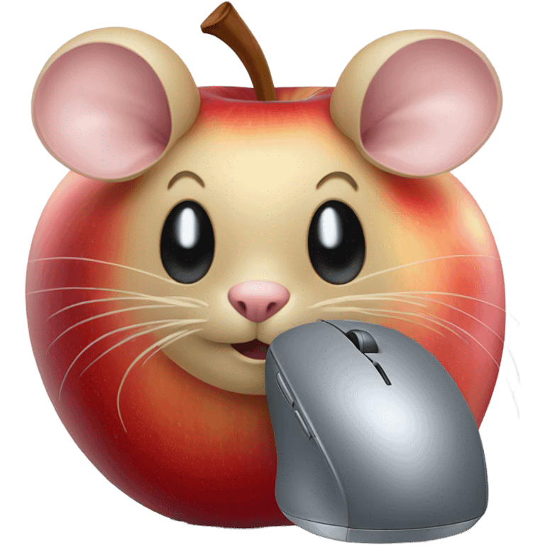 apple and mous emoji