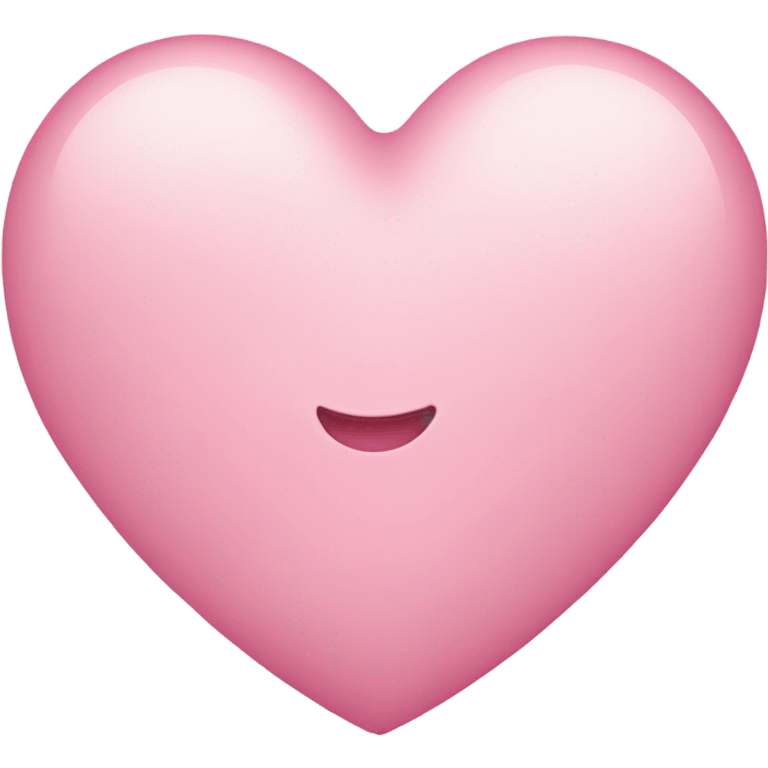 Light pink heart emoji