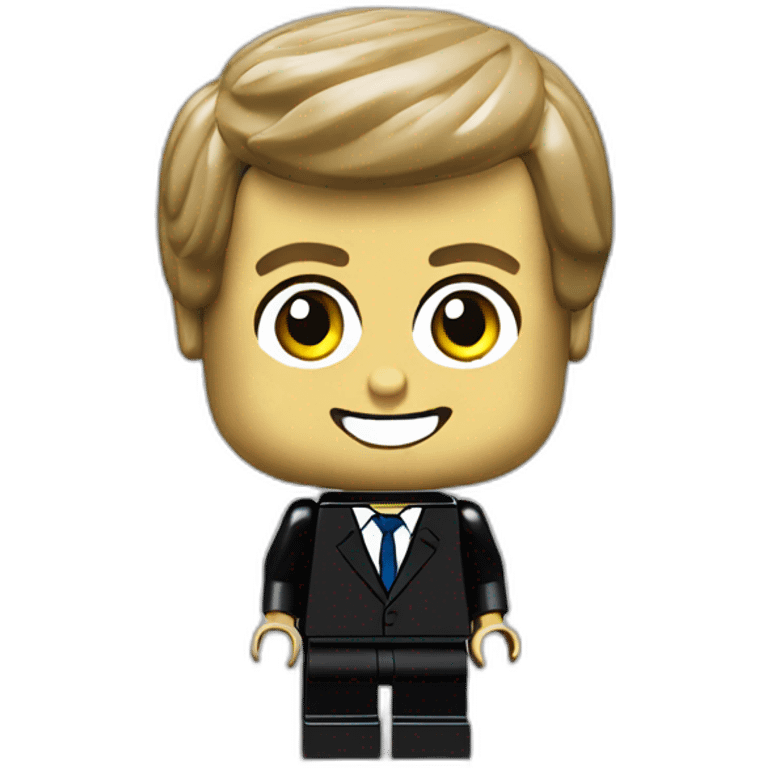 Emmanuel Macron Lego minifigurine emoji