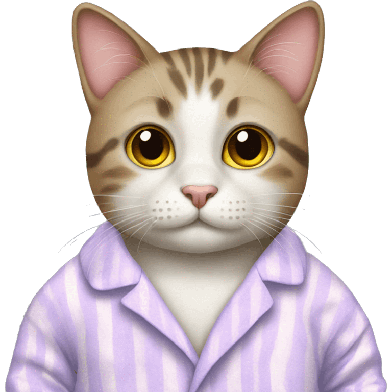 cat wearing pyjamas  emoji