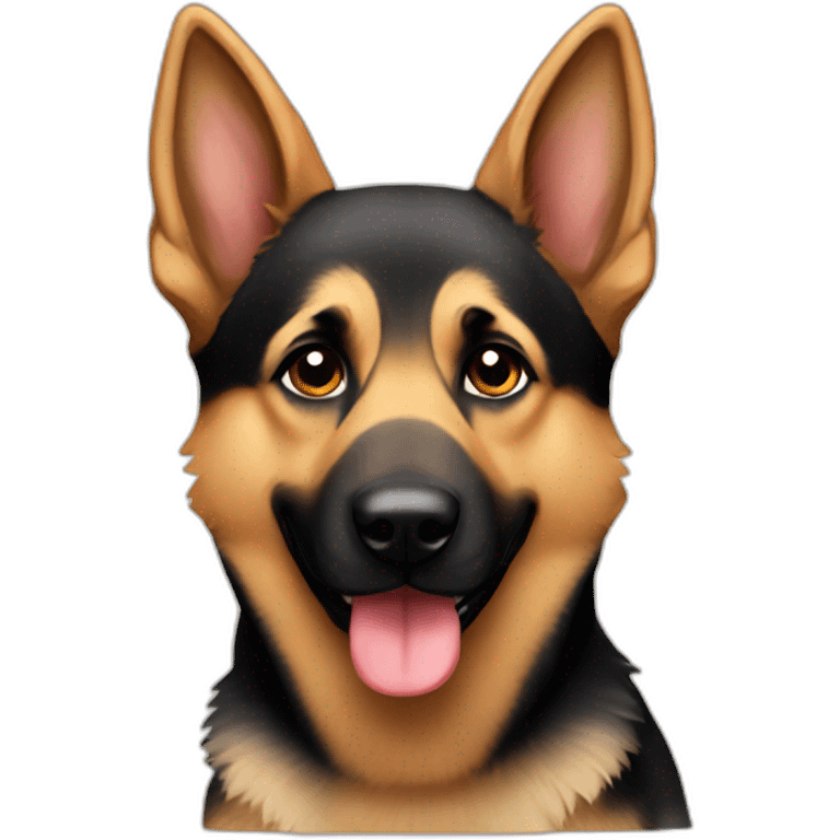 cute german shepard emoji