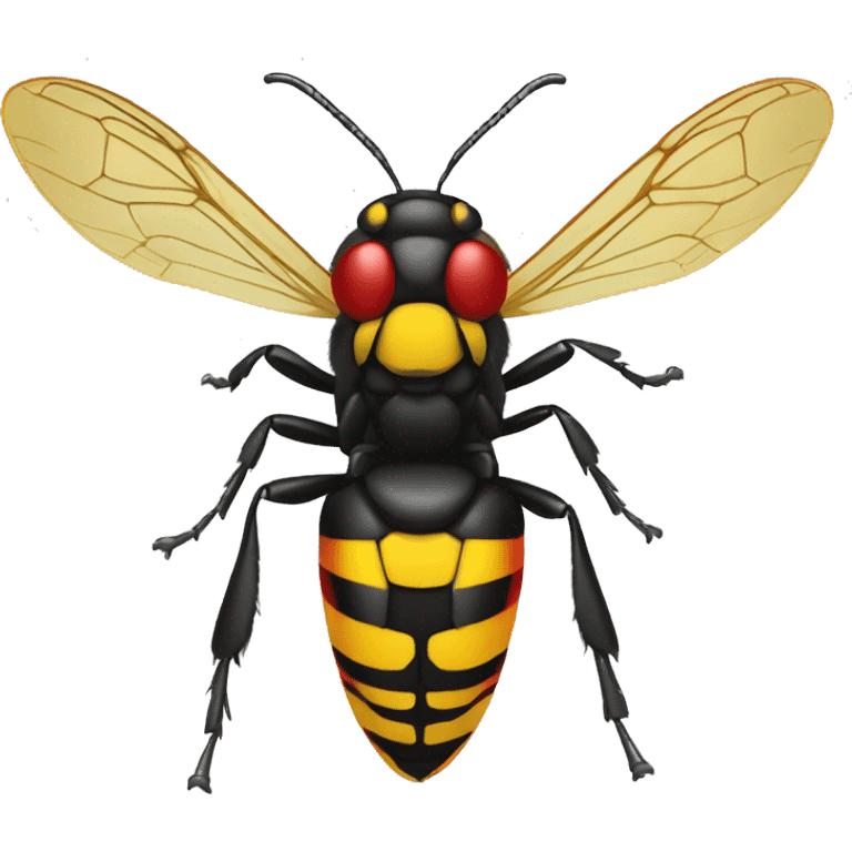 German black red yellow Wasp emoji