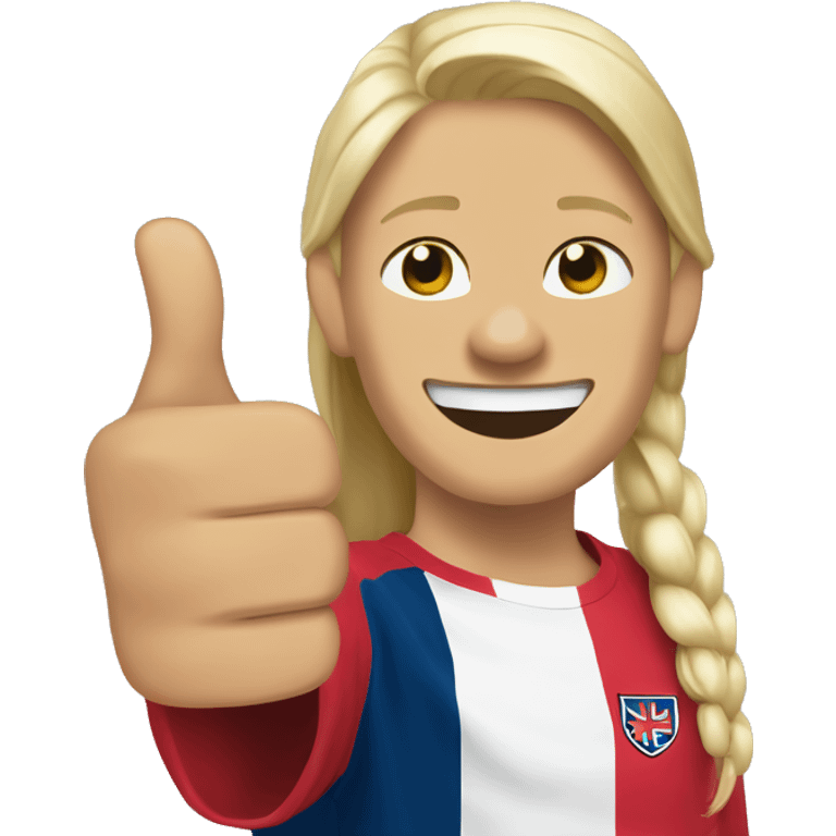 Haaland Norway thumbs up emoji