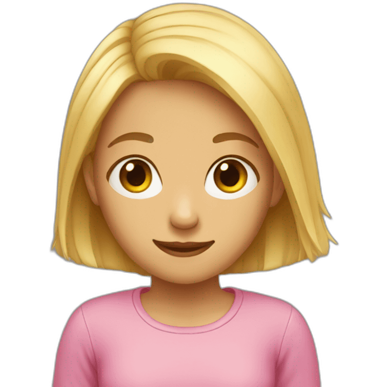 A girl  emoji