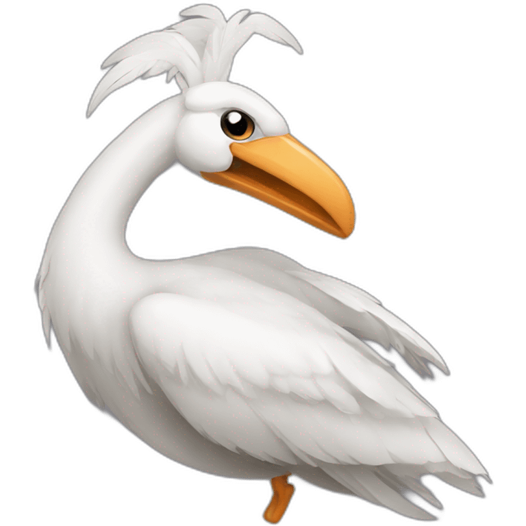 Cigogne basketball emoji