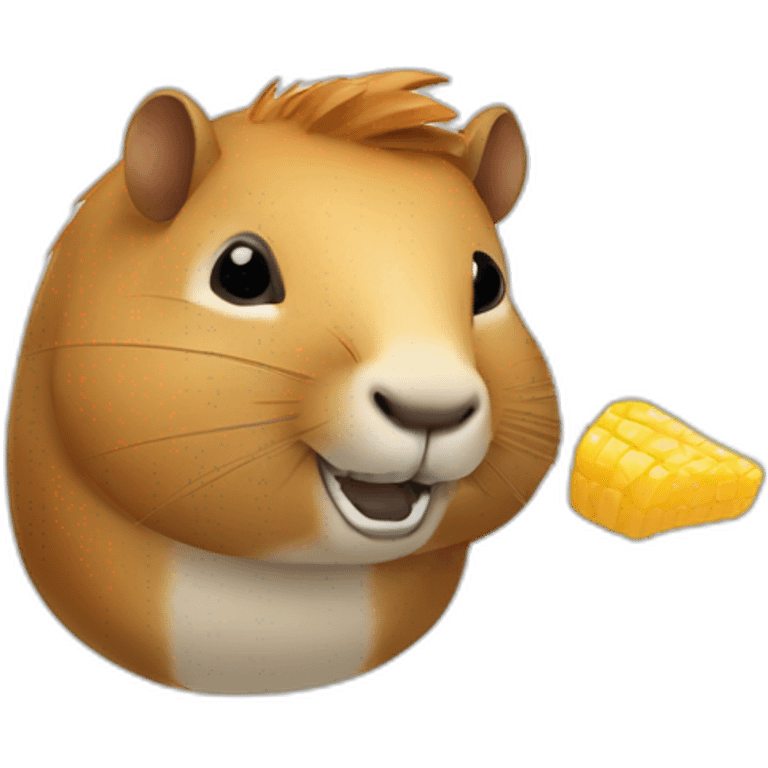 capivara palitando o dente emoji