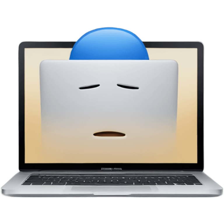 a macbook laptop emoji