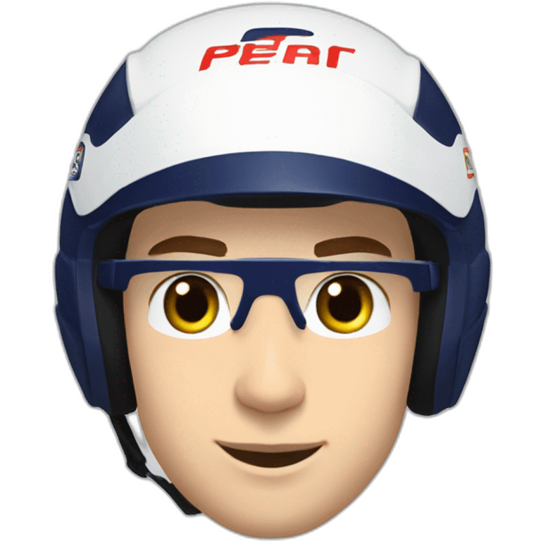 Pierre gasly en combinaison de pilote emoji