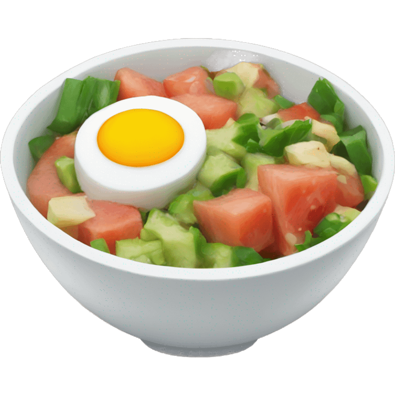 poke bowl emoji