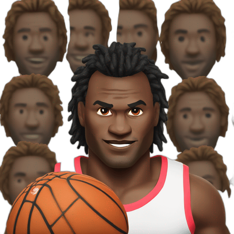 Francis ngannou basket ball emoji