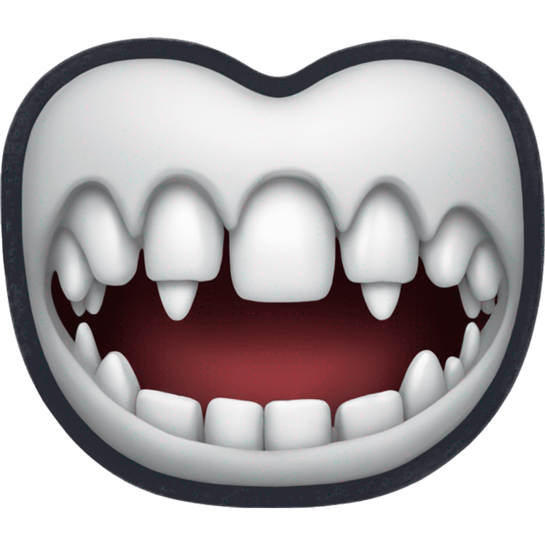  vampire teeth  emoji