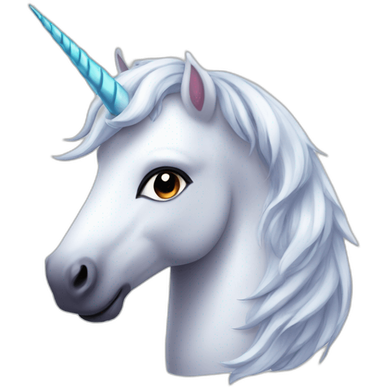 twinkle-white-unicorn emoji