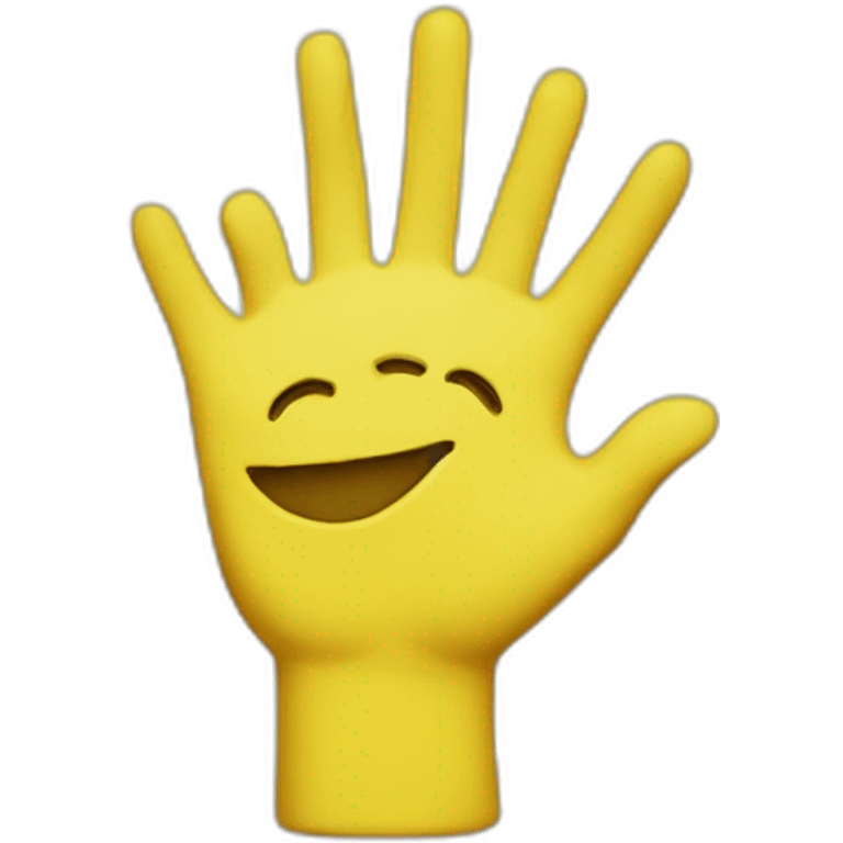 yellow-face-smile-like-hand emoji