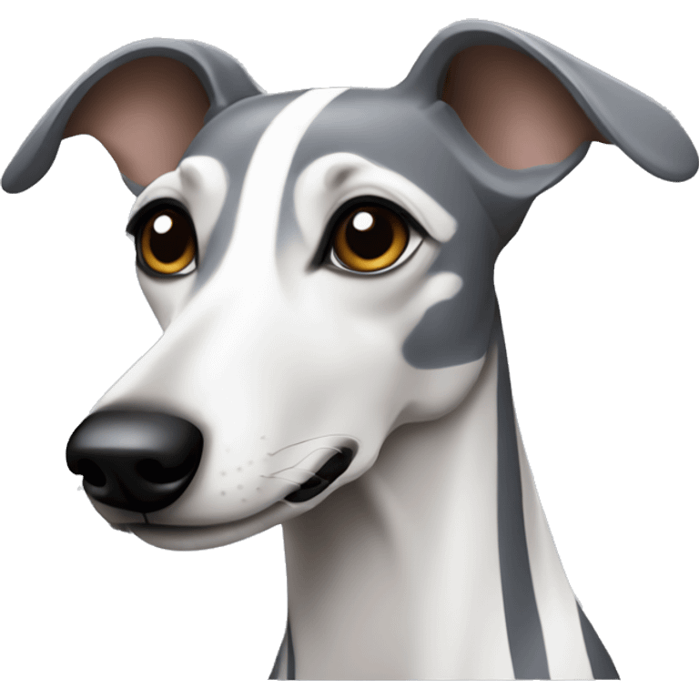 Striped whippet  emoji