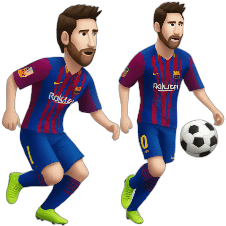 messi play game emoji