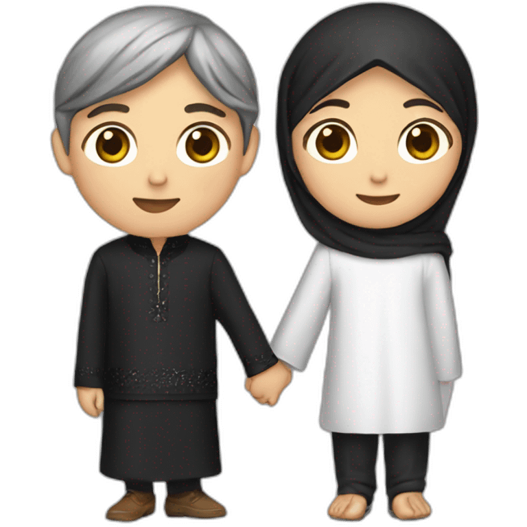 Kim Taehyung Who holds the hand of a Muslim woman emoji