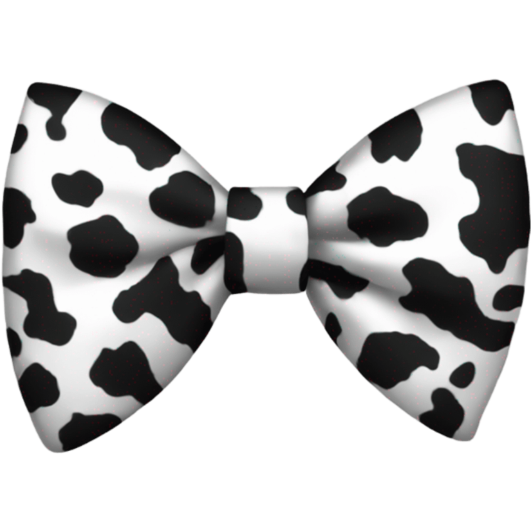 cow print bow  emoji