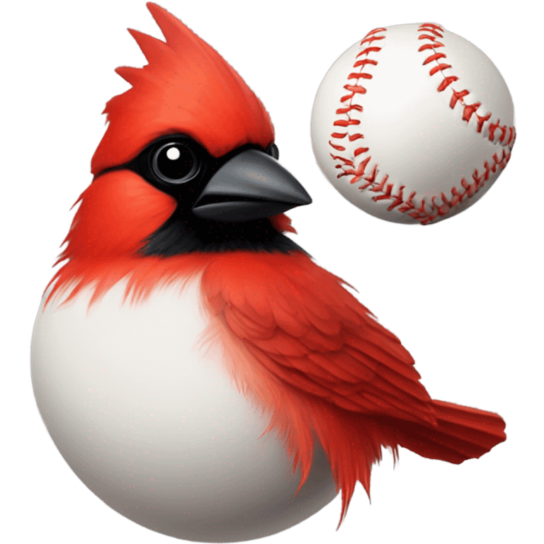 Baseball cardinal emoji