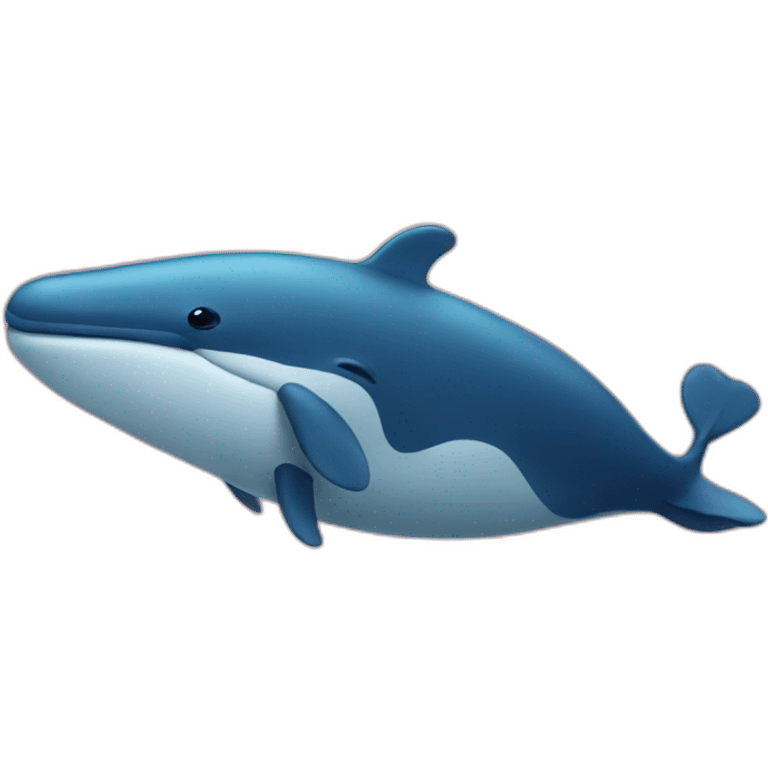 whale in the ocean emoji