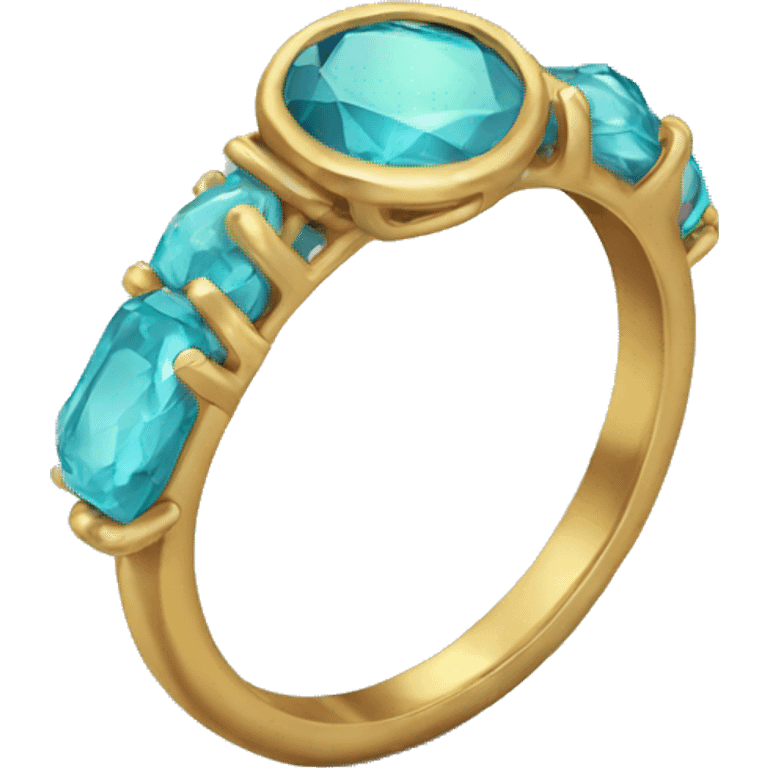 single stone ring emoji