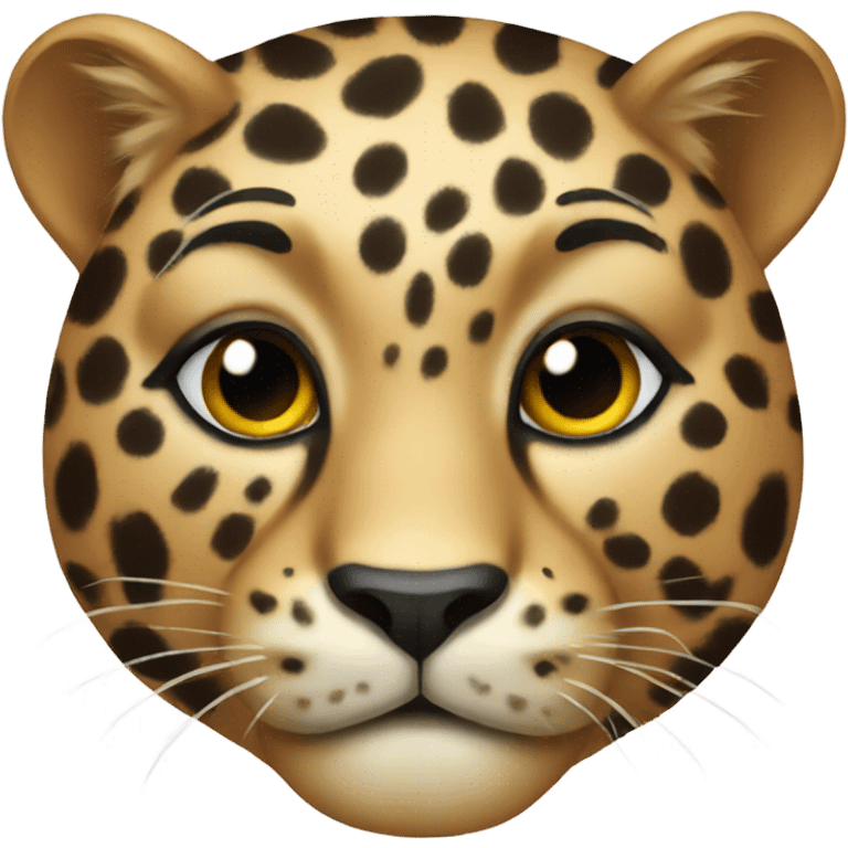 Leopard face emoji emoji