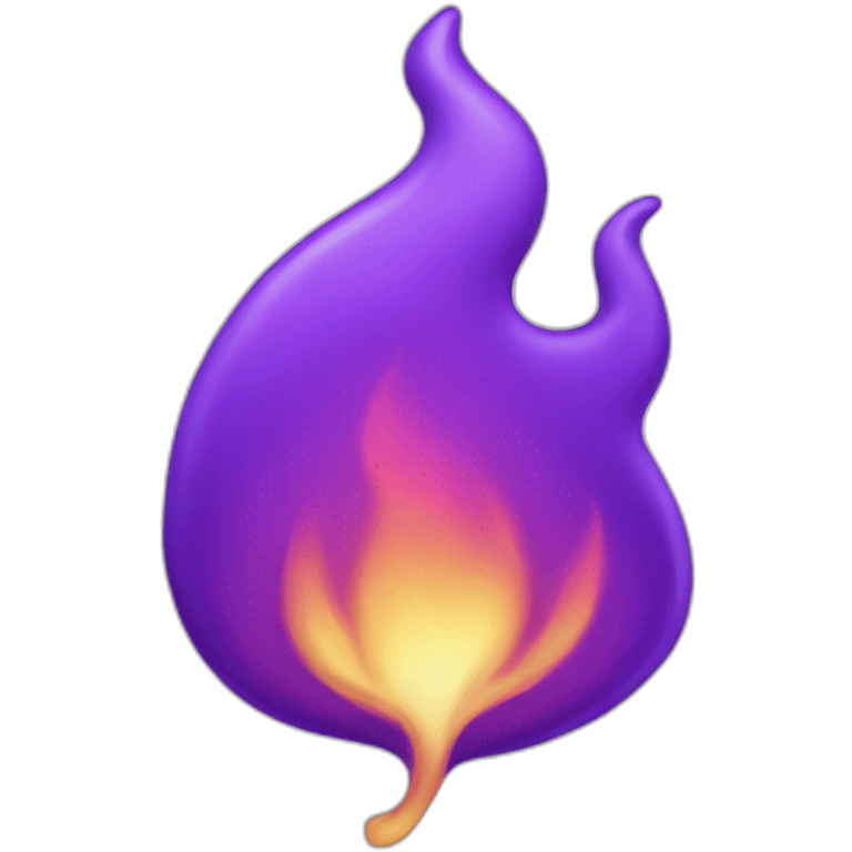 purple flame emoji