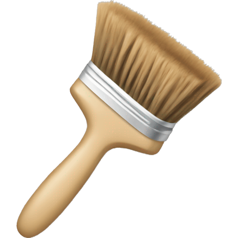 Beige brush emoji