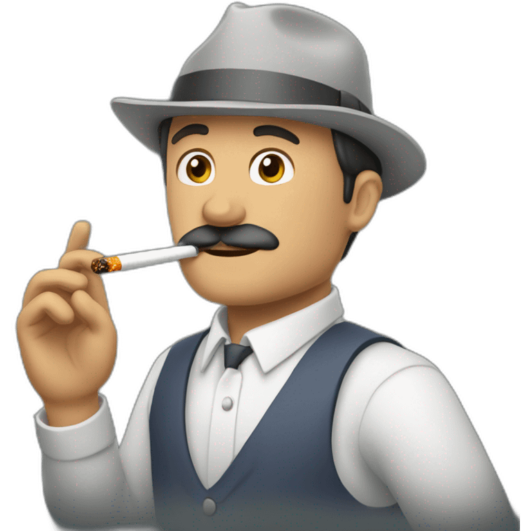 Benoît 16 smoking cigarette emoji