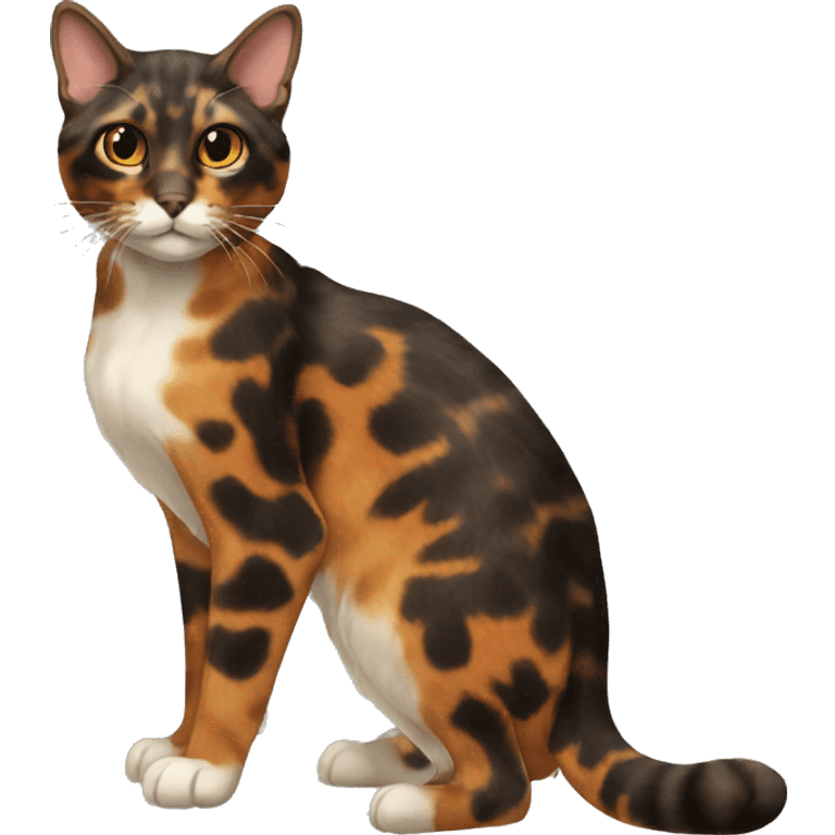 Tortoiseshell Cat Breed Full Body emoji