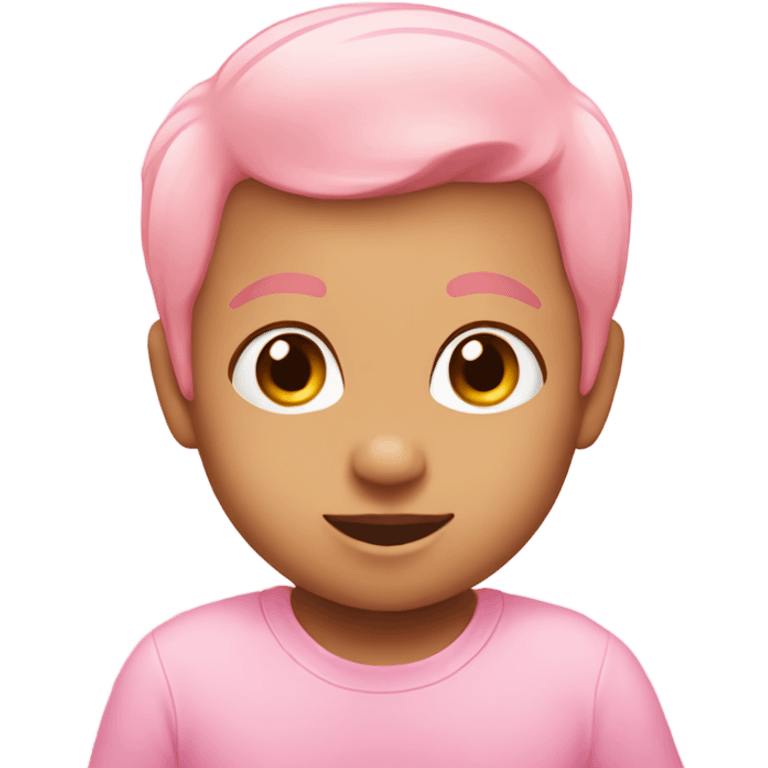 a baby pink hear emoji emoji