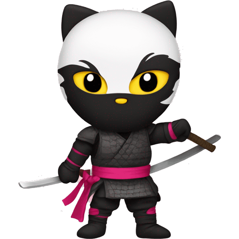 Hello kitty ninja emoji